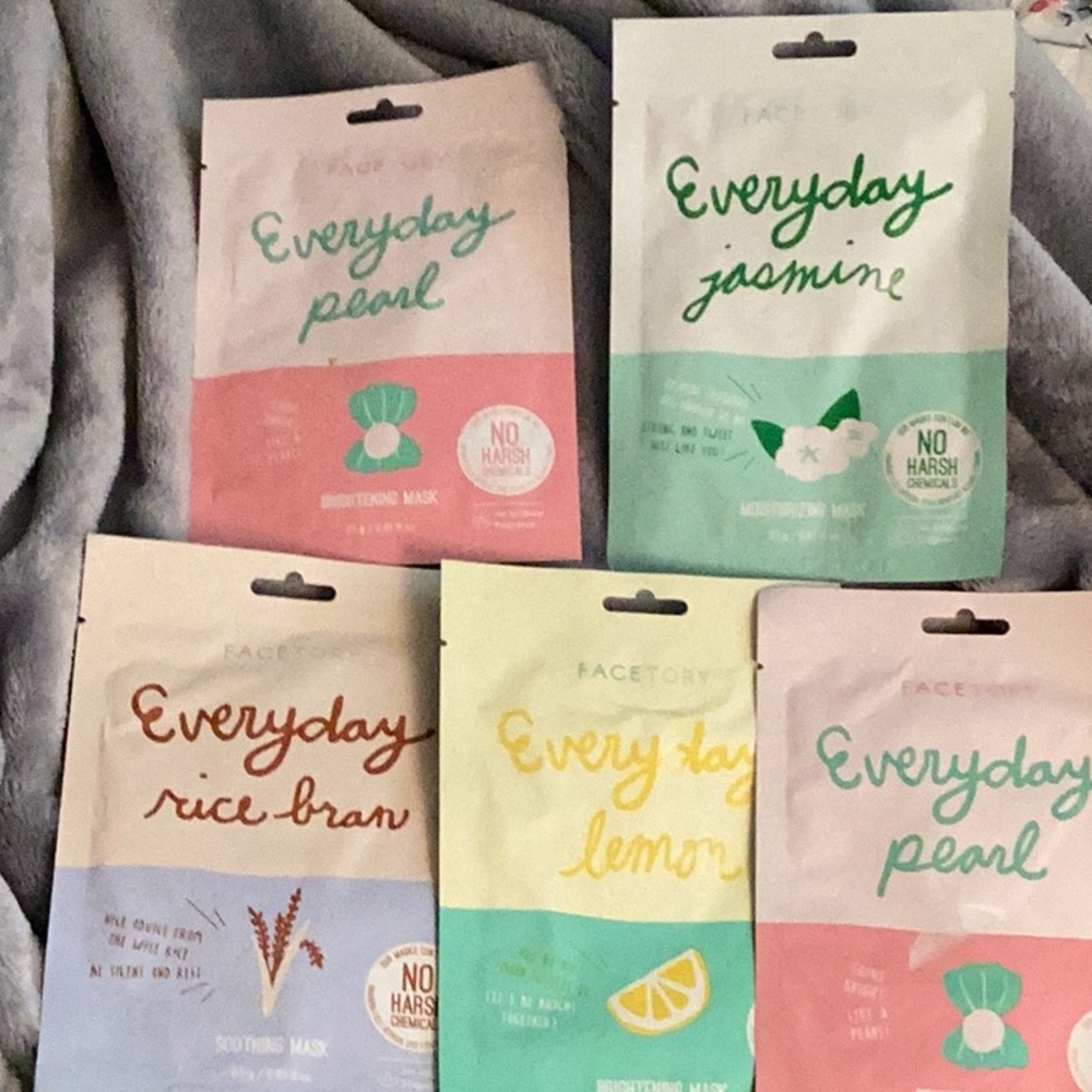 Facetory Everyday face masks. Set of 5